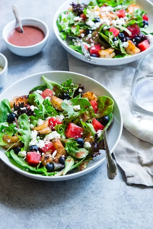 Fresh salad with vegetables